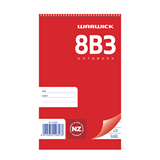 Warwick Notebook 8B3 50 Leaf Spiral Ruled 7mm 165x100mm